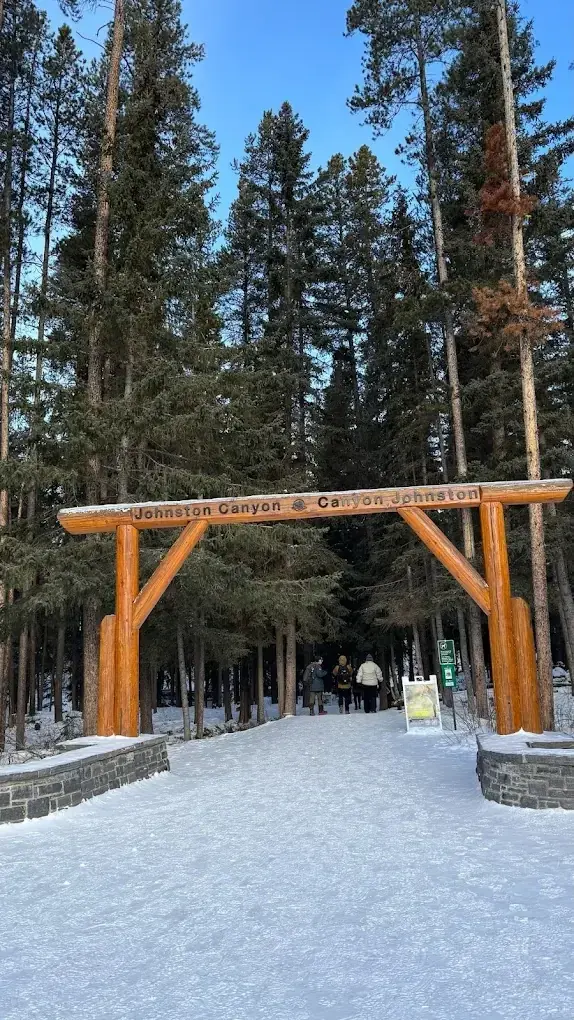 Johnston Canyon trail in Banff