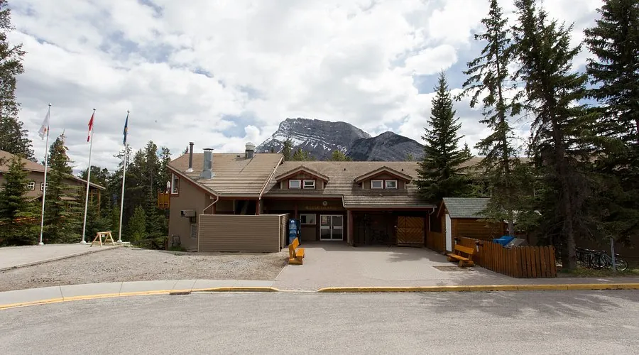 ABestX pickup point at HI Banff Alpine Centre