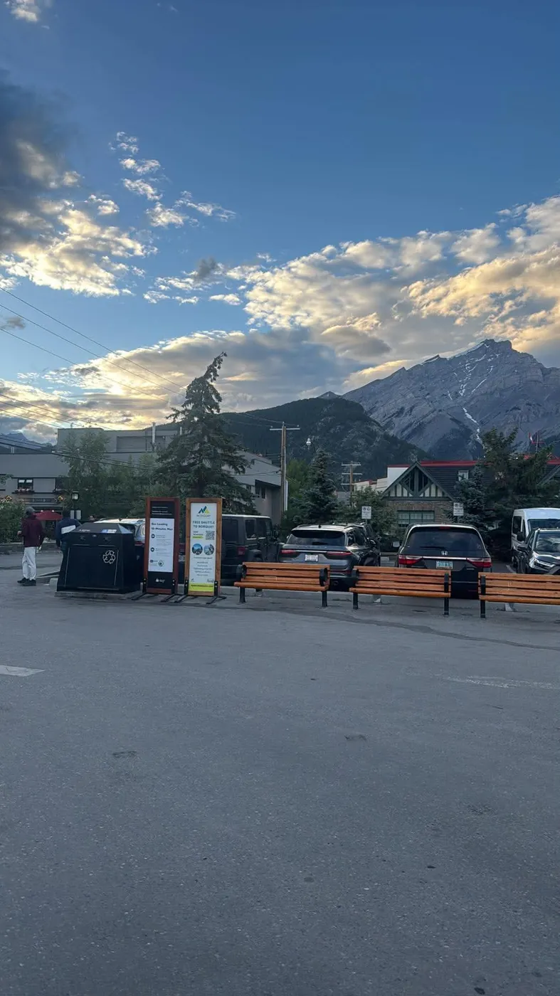 ABestX pickup point at Banff Town Centre