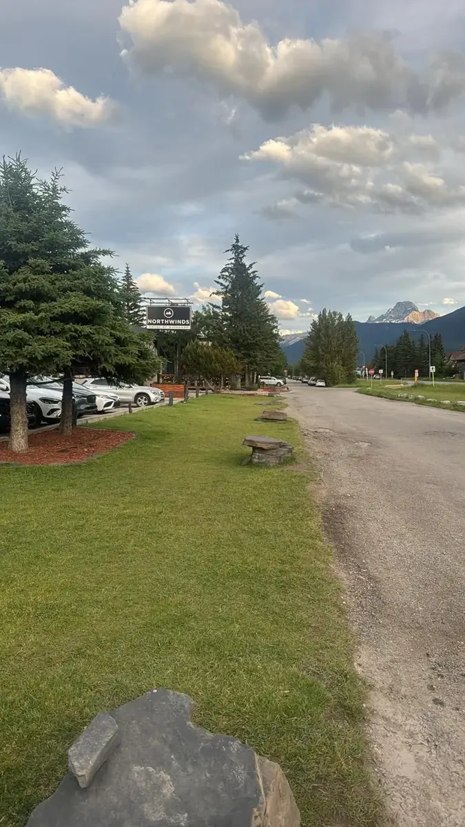 ABestX pickup point at Northwinds Hotel Canmore