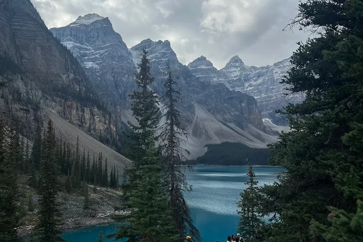 Banff and the surrounding Rocky Mountain peaks